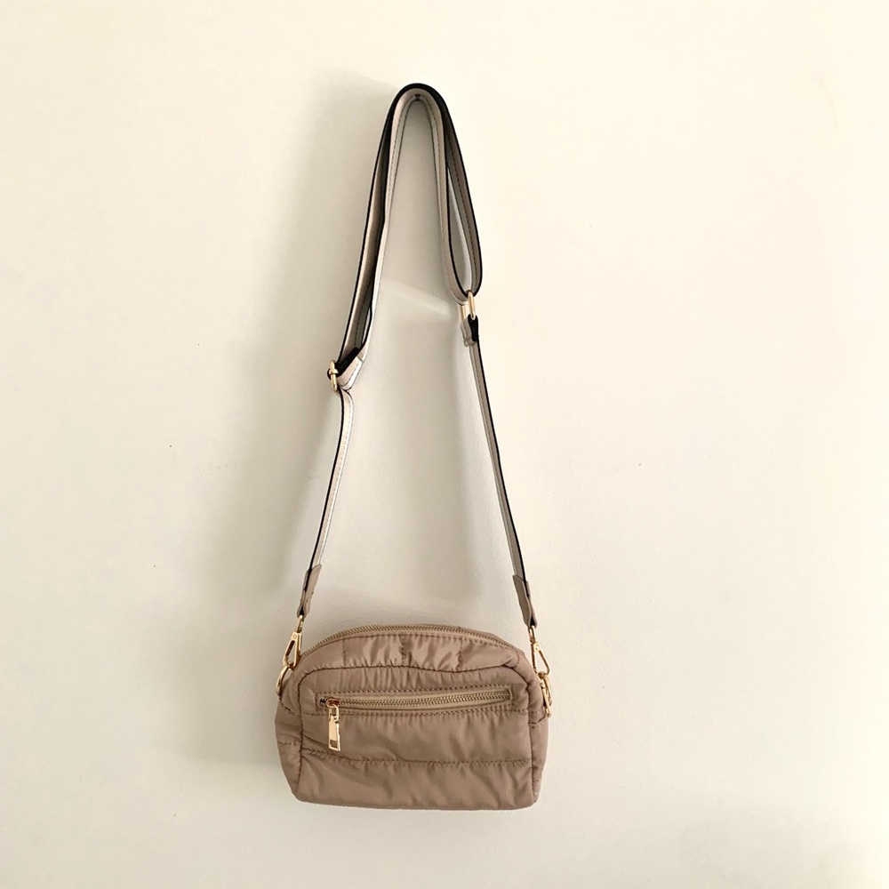 NWOT Tan Crossbody Bag by BC Bags